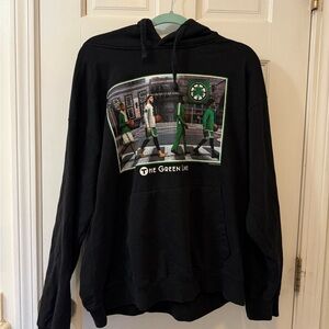 Black Graphic Hoodie